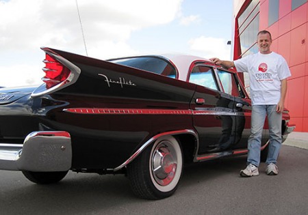 Brad Hanna will lecture about his DeSoto classic car in an fundraiser for the Unviersity of Guelph's United Way campaign.