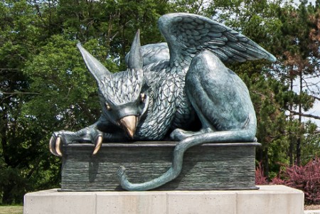 Gryphon statue