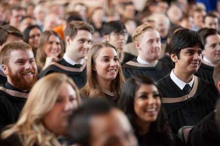 Group of students at convocation