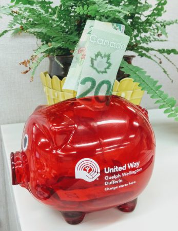 United Way piggy bank