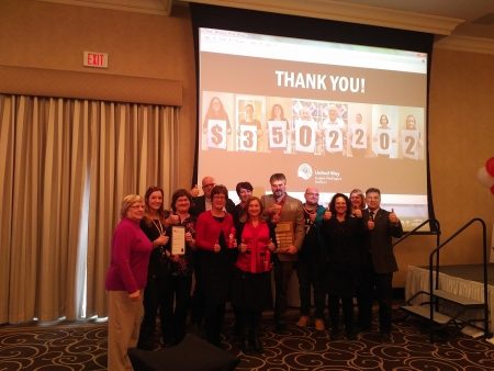 U of G volunteers at United Way closing lunch