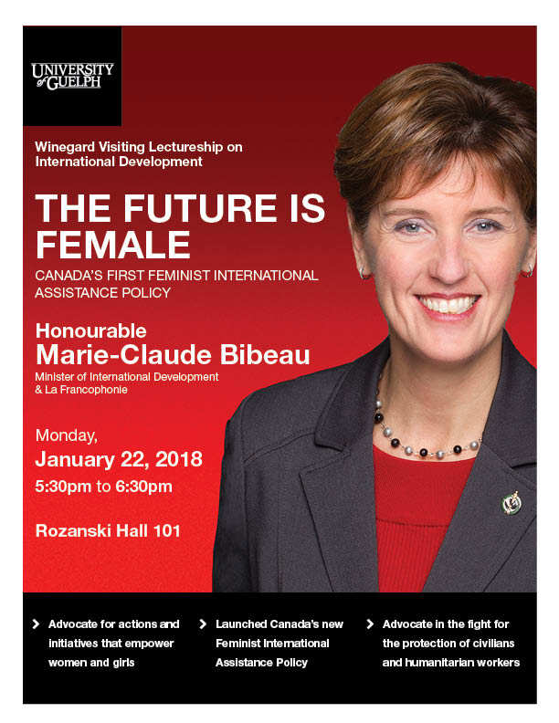2018 Winegard Visiting Lectureship On International Development U Of