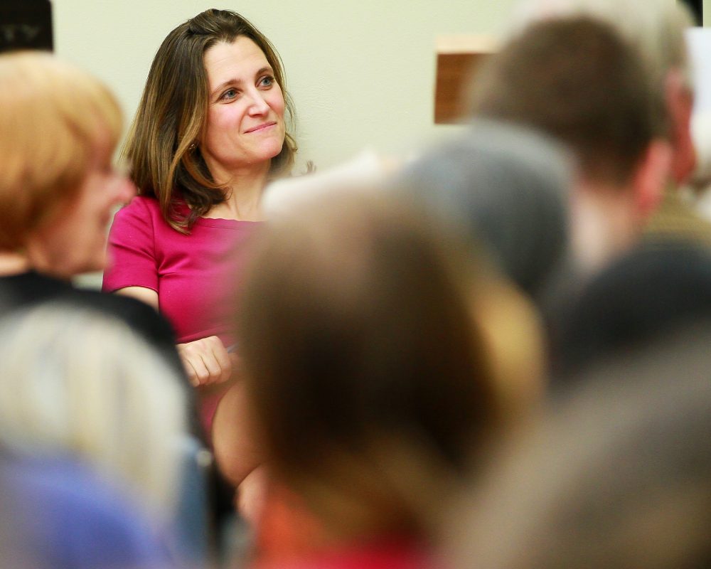 Chrystia Freeland, Minister of Foreign Affairs