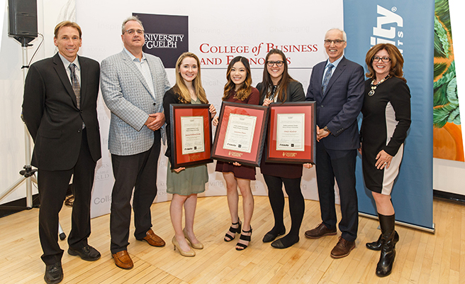 Winners of Fidelity Investments Canada scholarships
