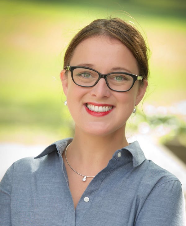 Christine Baes smiling