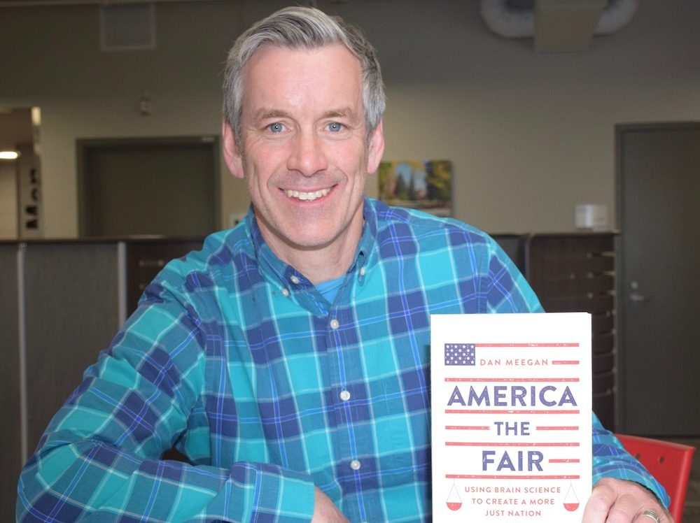 Prof. Dan Meegan with his new book