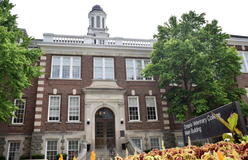 Front view of the Ontario Veterinary College building