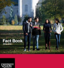 2018-19 Fact Book Has U of G Stats
