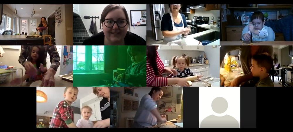 Montage of photos from Child Care and Learning Centre