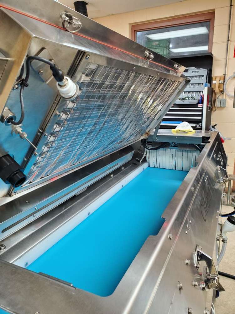 A Clean Flow Healthcare Mini machine is shown