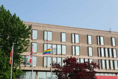 U of G Flies Pride Flag Week of June 1