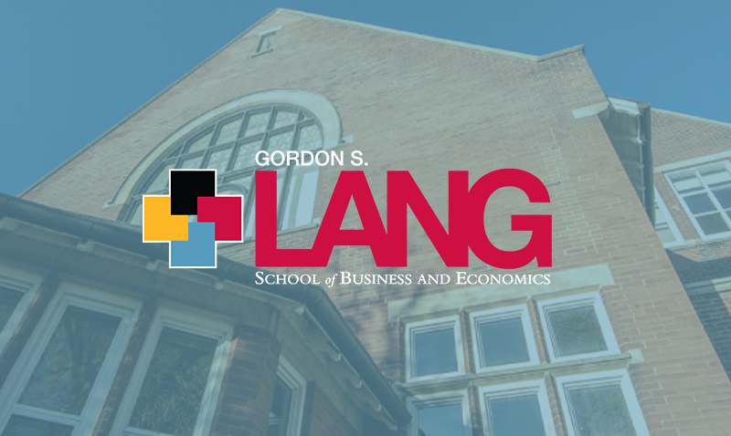 Lang school of business logo