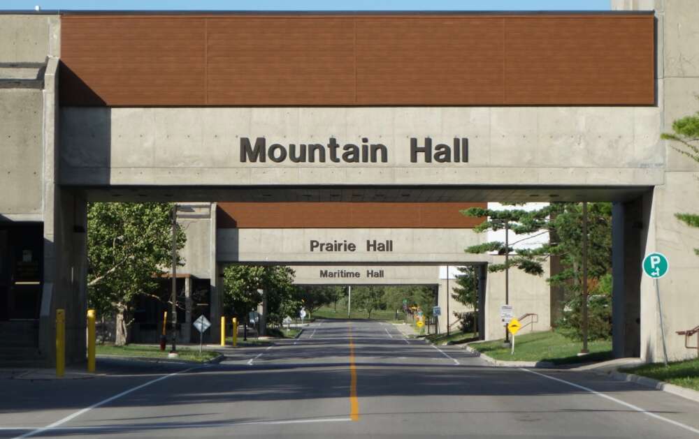 The south residence buildings on the U of G campus.