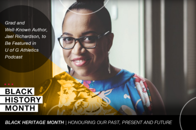 Grad Jael Richardson, Author of Gutter Child, To Be Featured in U of G Athletics Podcast