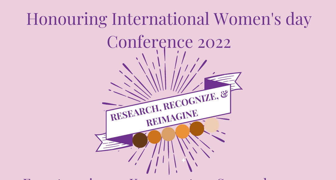 International Women's Day Conference promotional poster.