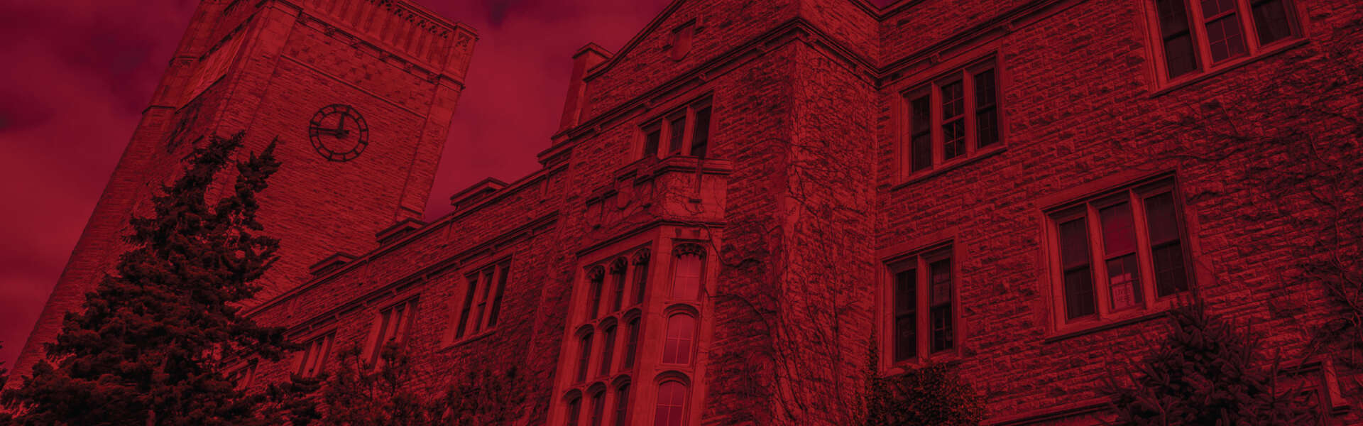 EIR Decorative Image of Campus in Red