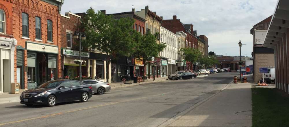 Downtown Stratford, ON.
