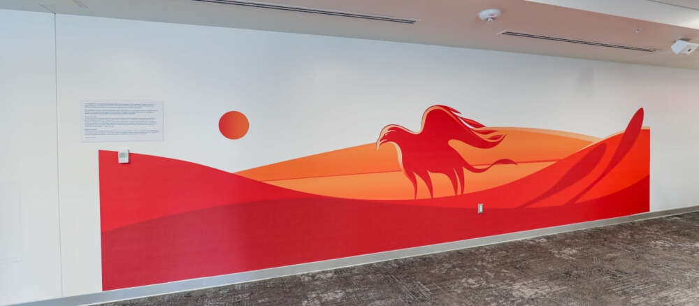 Mural in Guelph Gryphons Athletics Centre