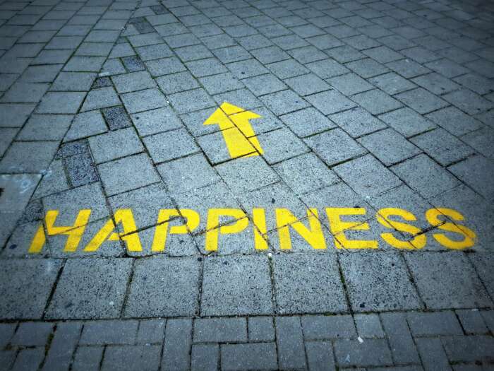 happiness street sign