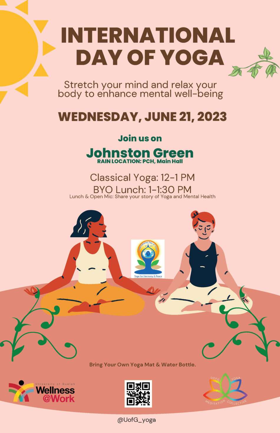 International Day of Yoga on Johnston Green - U of G News