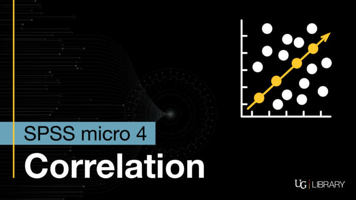 SPSS Micro 4: Correlation.