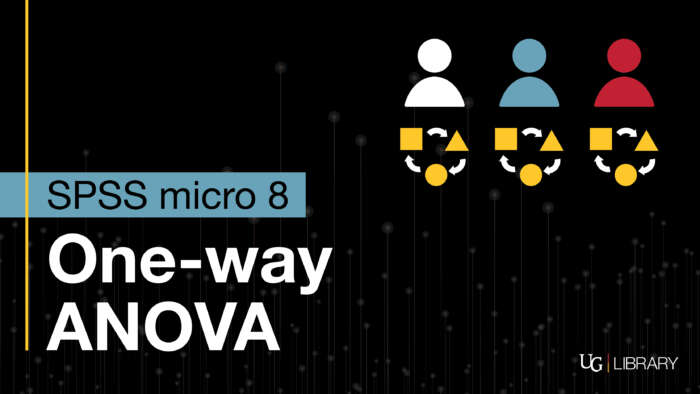 SPSS Micro 8. One-way ANOVA