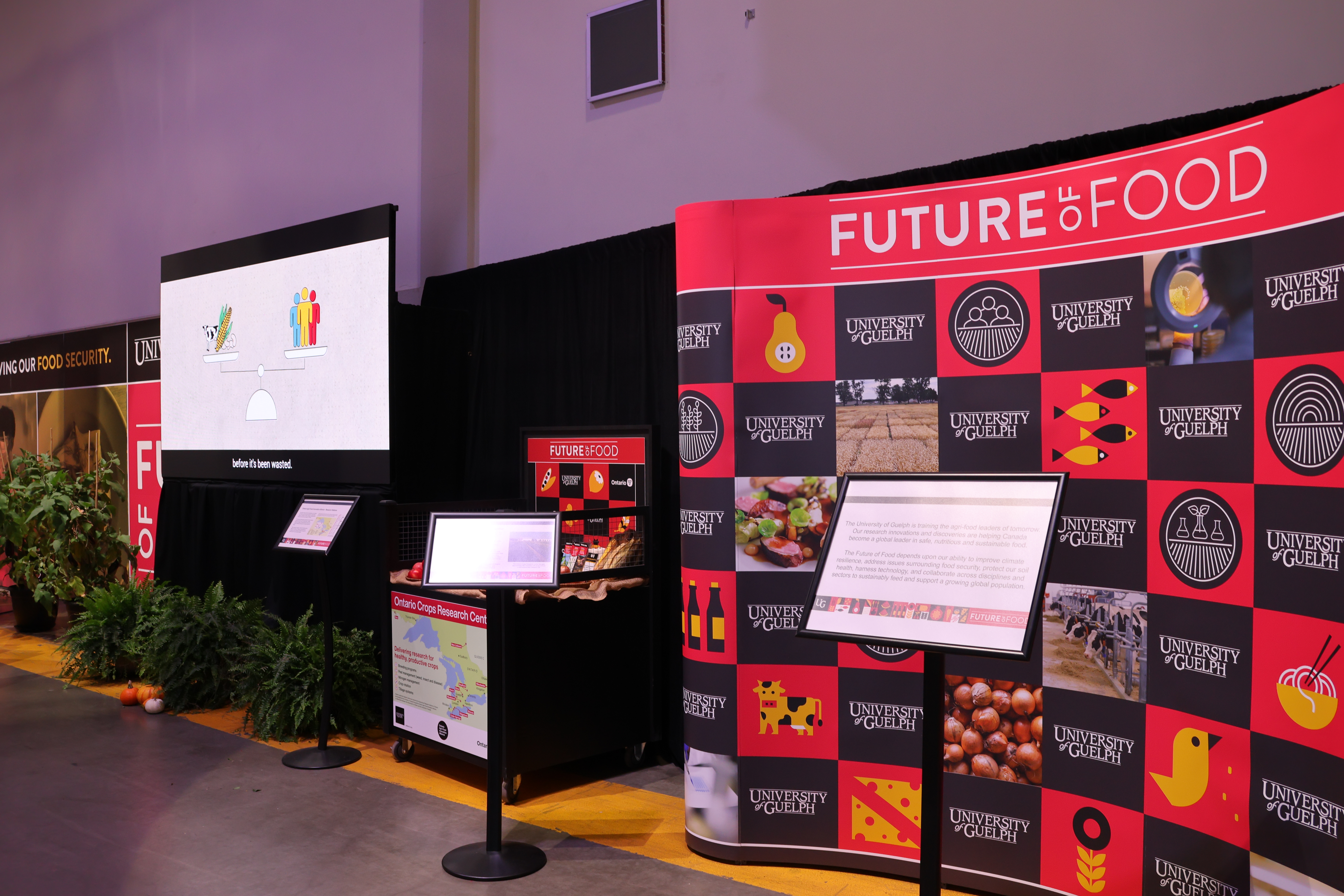 The future of food exhibit at the Royal.