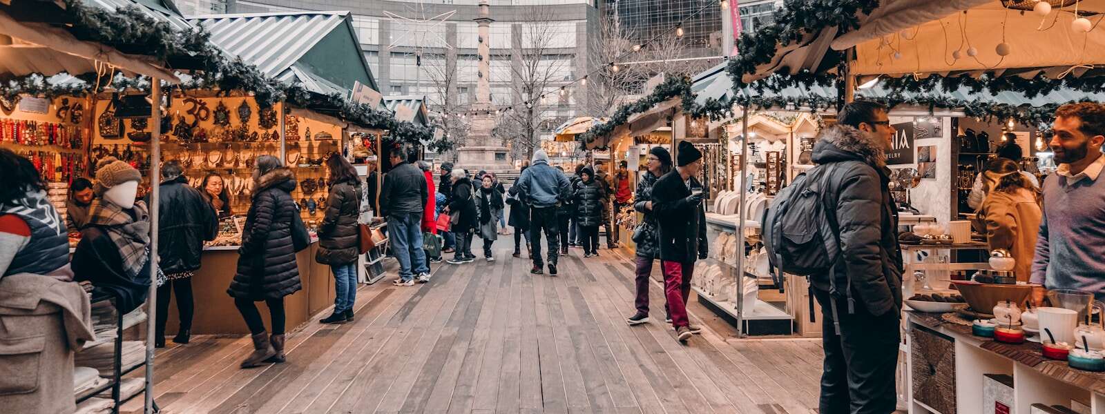 man wearing grey bubble jacket