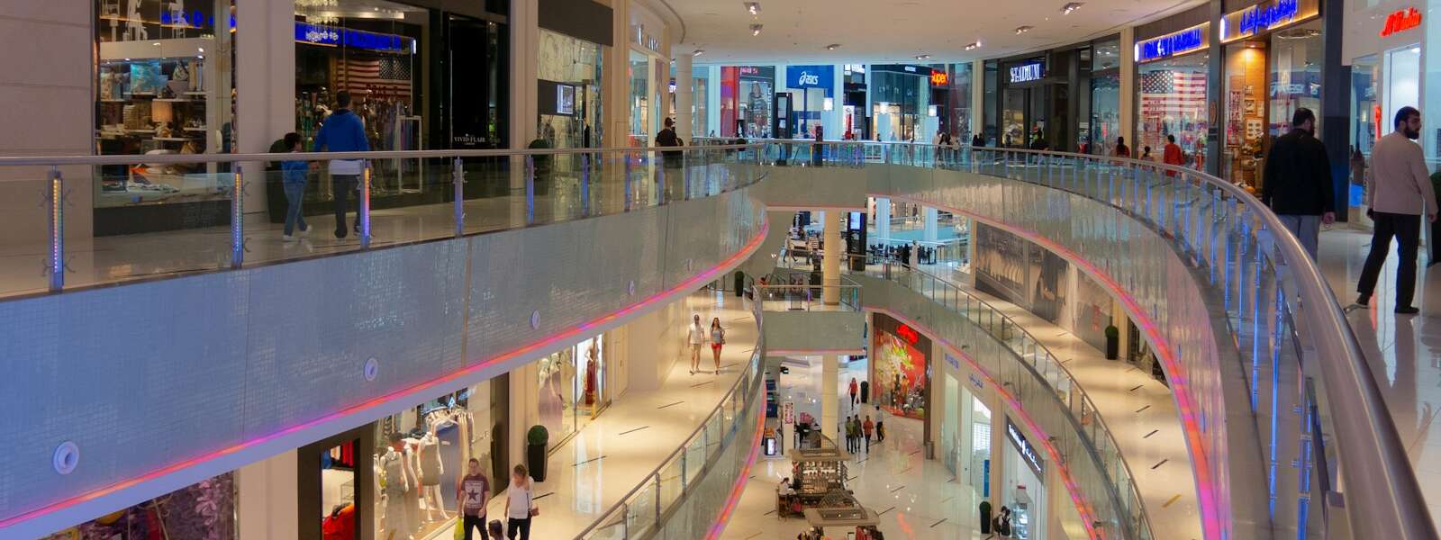 top view mall interior photo